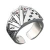 Straight Flush Poker Mens and Womens Open Rings