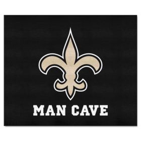 NFL - New Orleans Saints Man Cave Tailgater Rug 5'x6'