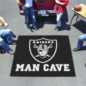 NFL - Las Vegas Raiders Man Cave Tailgater Rug 5'x6'