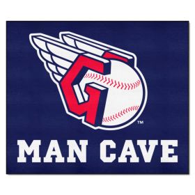 MLB - Cleveland Guardians Man Cave Tailgater Rug 5'x6'