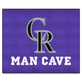 MLB - Colorado Rockies Man Cave Tailgater Rug 5'x6'