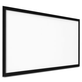 VEVOR Projector Screen Fixed Frame 130inch Diagonal 16:9 Movie Projector Screen 4K HD with Aluminum Frame Projector Screen Wall Mounted for Home Theat