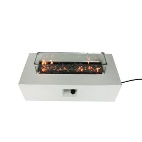 Fiber Reinforced Concrete Outdoor Fire Pit Table (Natural Concrete)