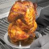 1pc Stainless Steel Roast Chicken Rack; Roast Chicken Pan; Detachable Roast Chicken Rack With Bottom Plate; Grill